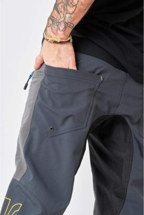 Produktbild dirtlej Trailscout Half & Half Shorts, grau/türkis, XL (XL)