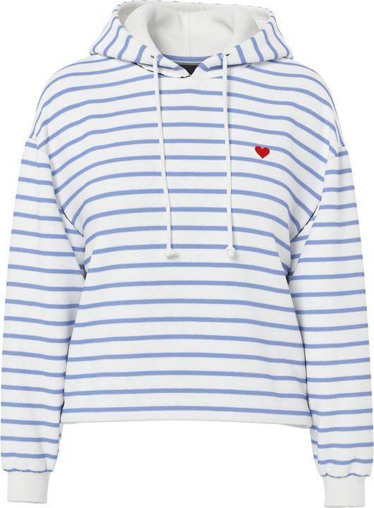 Produktbild Pieces Pcchilli Ls Hoodie Stripes Emb Noos Bc (M)