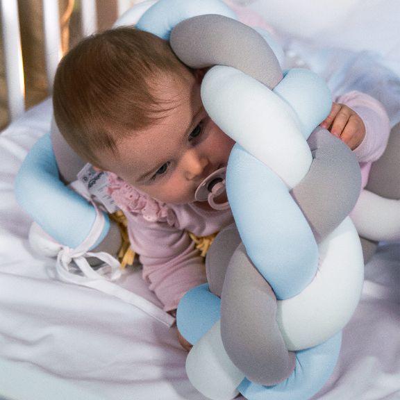 Image du produit Tobi babybay nid-serpent tressé blanc
