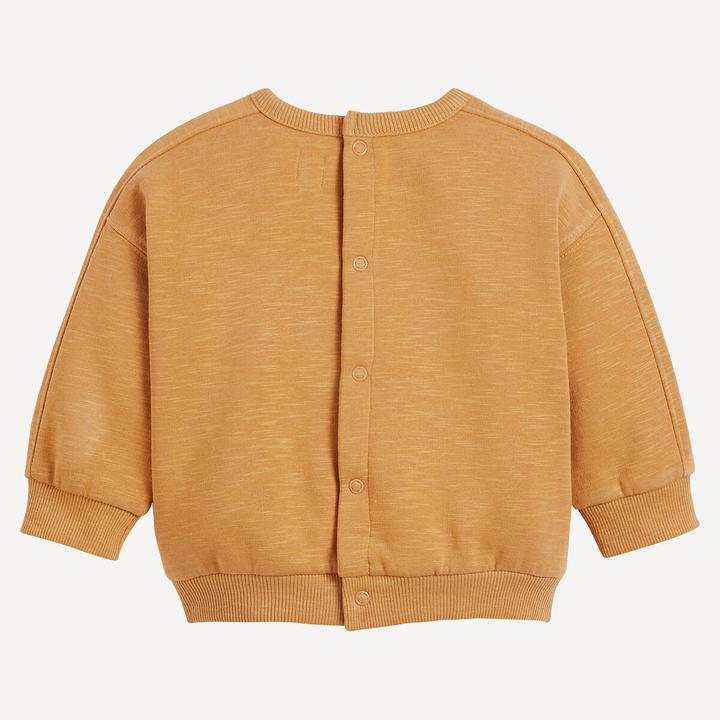 Actual product image La Redoute Collections Sweatshirt mit Rundhalsausschnitt und Druckknopfleiste (68)