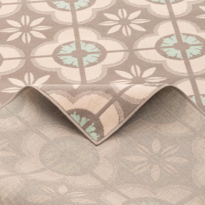 Produktbild Pergamon Designer Teppich Samba Modern Fliesenoptik (80 x 150 cm)