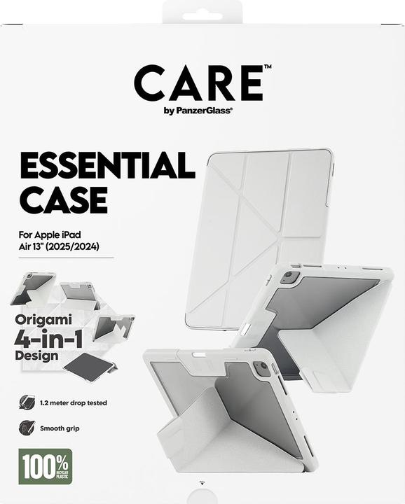 Produktbild PanzerGlass CARE TPU Essential Case Light Grey iPad Air 13" (2024-2025) (Apple iPad Air 13 2024, Apple iPad Air 13 2025, Apple iPad Air 13 2026)
