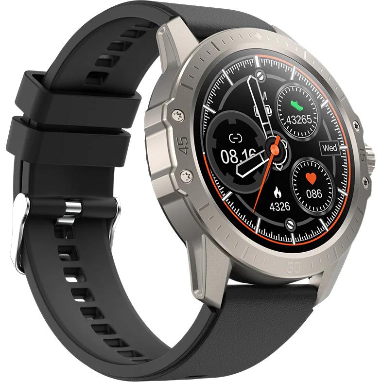 Kumi GW2, Schwarz (46 mm), Smartwatch