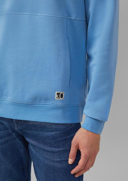 Actual product image S.Oliver Sweatshirt Strukturierter Hoodie mit Druckknöpfen und Kängurutasche (XXL)