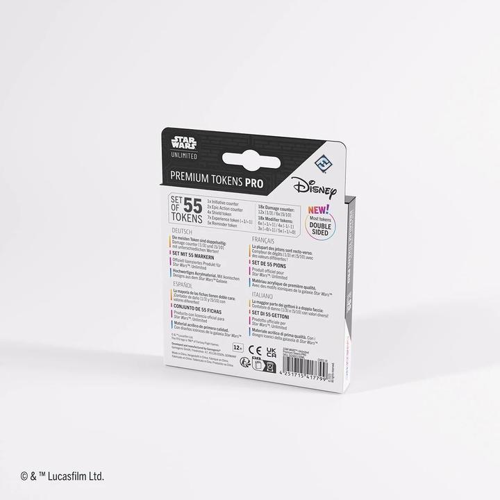 Produktbild Gamegenic Star Wars Unlimited Acrylic Tokens PRO - (GGS60159ML)