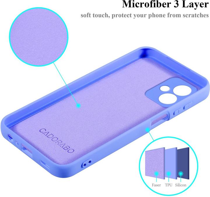 Actual product image Cadorabo Case for Motorola Moto G14 TPU in liquid protection silicone design (Motorola Moto G14)