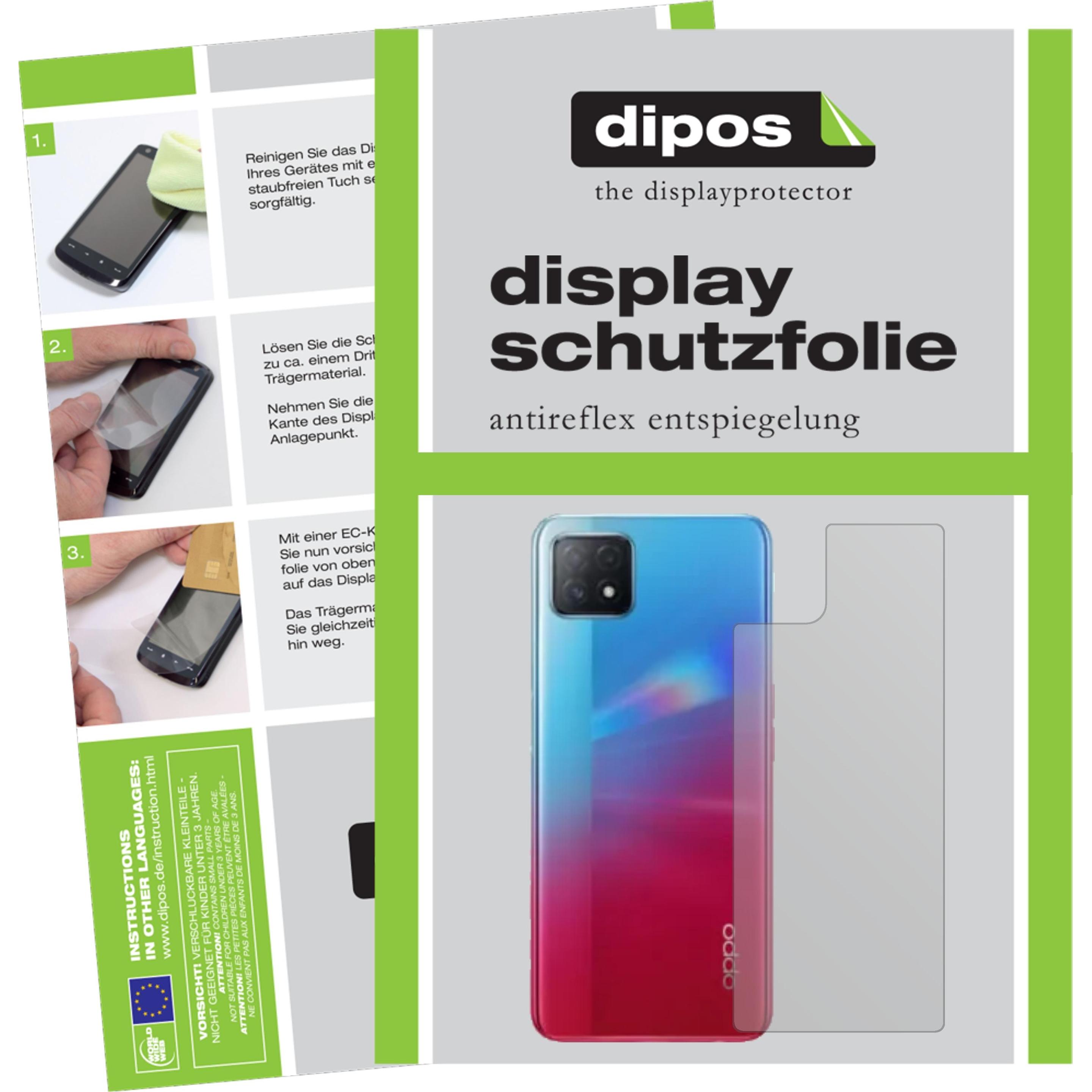 Dipos Displayschutzfolie Antireflex (2 Stück, Oppo A72), Smartphone Schutzfolie, Transparent
