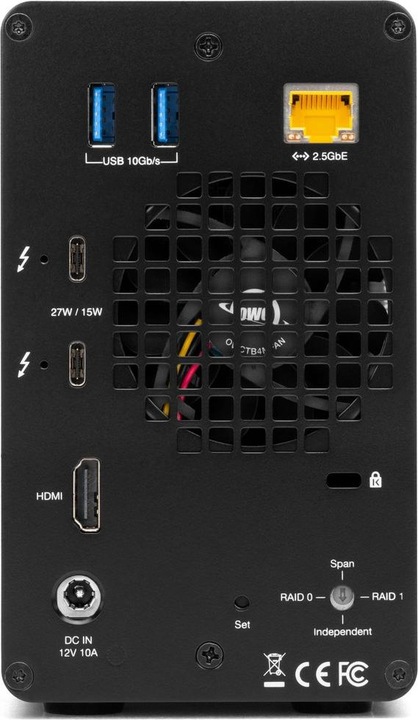 Image du produit OWC Gemini 12 To - Dock Thunderbolt (USB-C) et solution de stockage externe RAID à double disque dur (12 To)