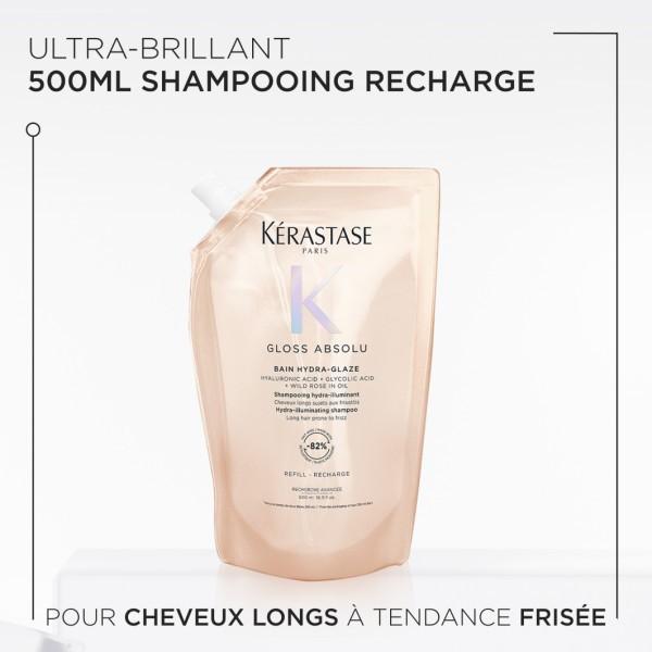 Produktbild Kérastase Bain Hydra-Glaze Refill (500 ml, Flüssiges Shampoo)