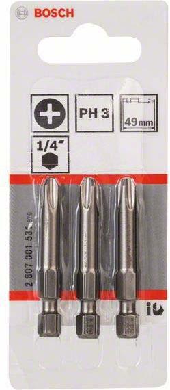 Productafbeelding Bosch Professional Zubehör Dwarsliggende bit PH 3 Accessor (Cross Phillips PH)