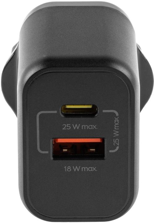 Produktbild Onit USB-Wandladegerät Dual 1C1A 25 W GaN Schwarz (25 W)