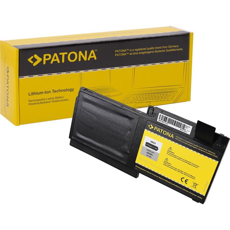 Patona 2819 (3 cubicoli, 4000 mAh), Batteria per notebook, Nero