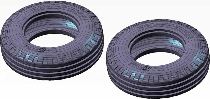 Actual product image Tamiya Buggy Front Tires (2)