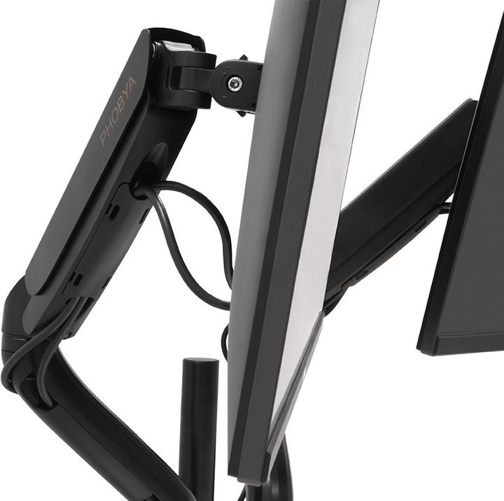 Actual product image Phobya Dual monitor arm (Table, 34")
