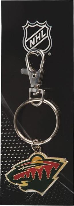 Actual product image Inglasco Minnesota Wild NHL Logo Keyring