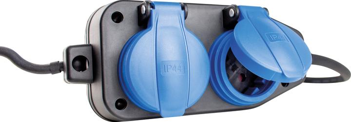Productafbeelding As - Schwabe 60671 Contactdoosverdeler Zwart Beschermcontact (10 m, CEE 7/3)