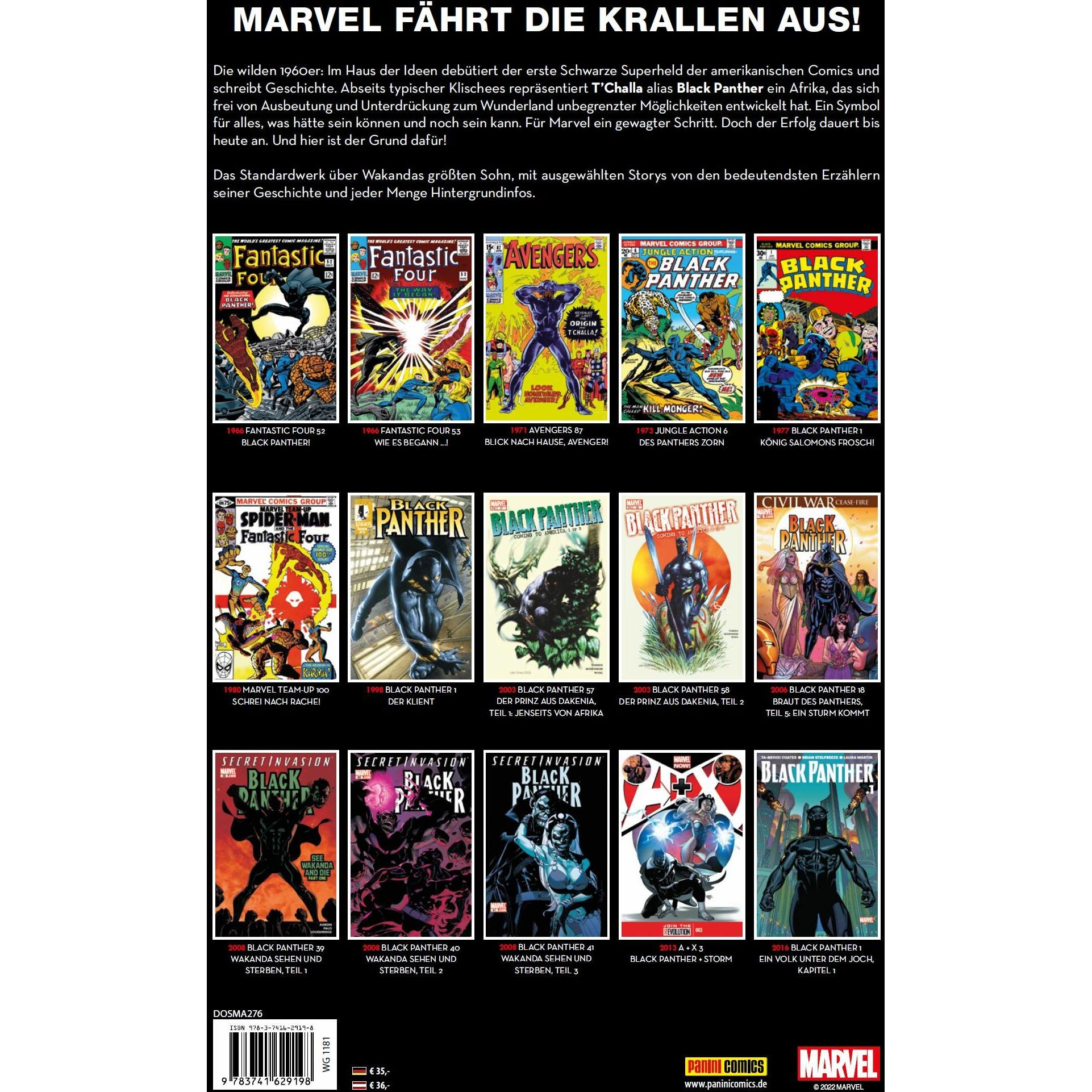 Thumbnail - Black Panther Anthologie, Belletristik von Ta-Nehisi Coates, Roy Thomas, Jack Kirby, Stan Lee, Chris Claremont, Don McGr...