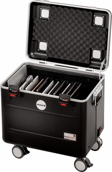 Parat PARAPROJECT Case TC10 TwinCharge für 10 Tablets bis 32,77cm 12.9" iOS/And/Win Charge Only schwarz