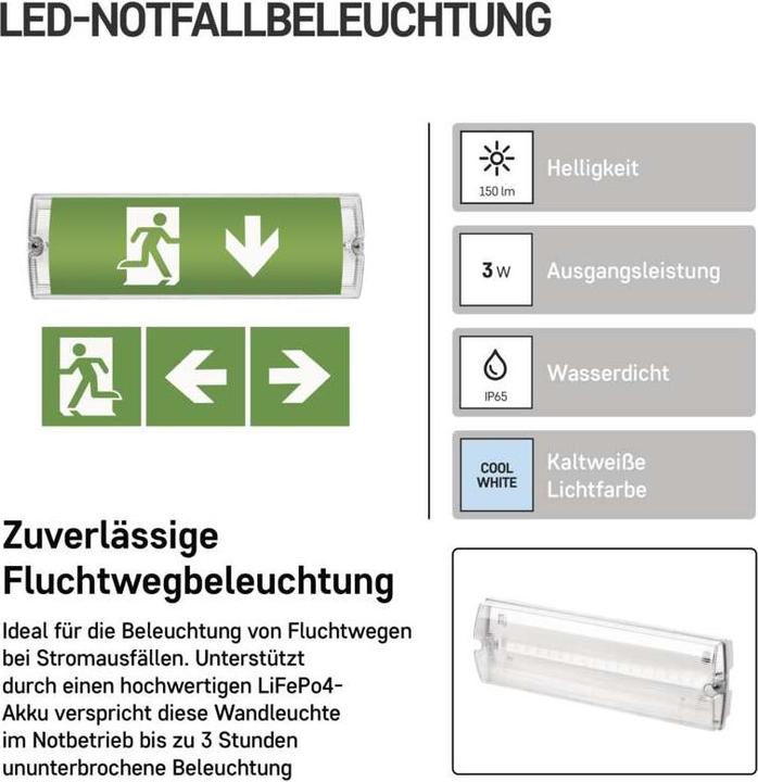 Produktbild Emos LED-Notleuchte