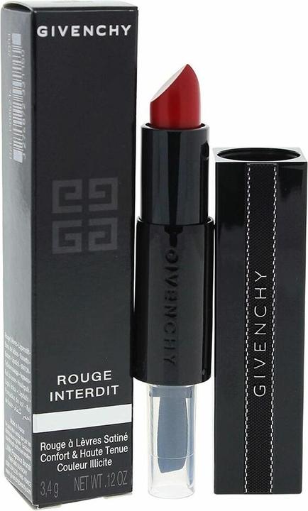 Givenchy Red Forbidden Satin Lipstick 14 Redlight 3.4g (14 Redlight)