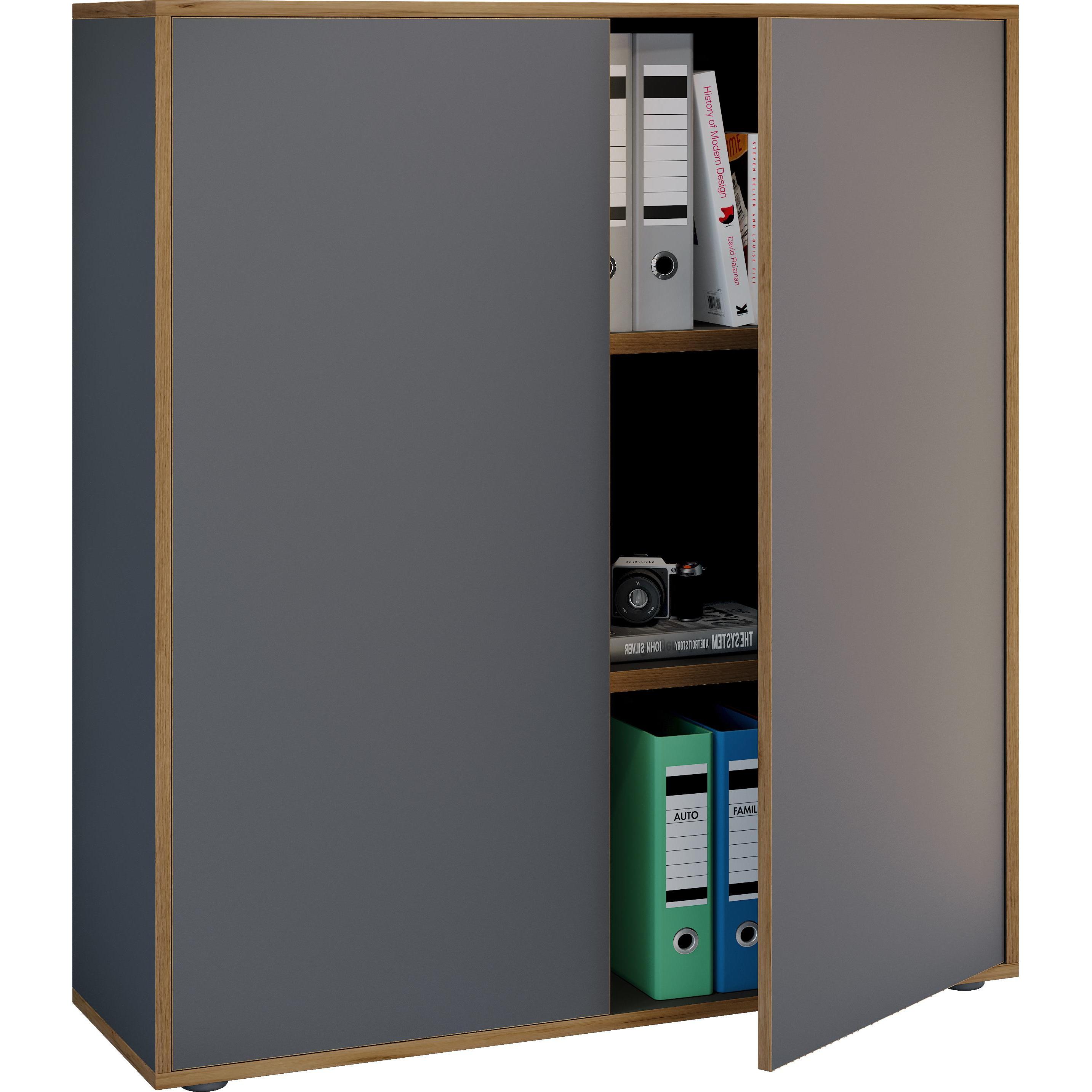 Thumbnail - VCM, Aktenschrank, Büroschrank Sideboard Salia 3fach B100