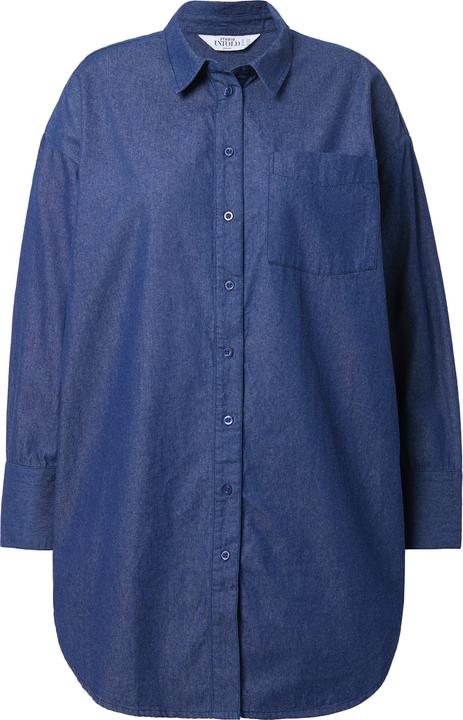 Image du produit Studio Untold Chemisier oversize effet denim à manches longues pouvant être froncées (42, 44)