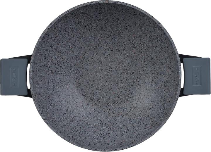 Actual product image Tognana Ambizious Wok 2 Handles 32cm with Lid Aroma and Silicone Resin (Aluminium, Steel)