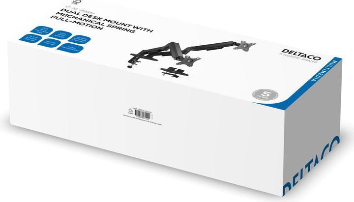 Produktbild Deltaco ARM-1300-B (Tisch, 32", 9 kg)