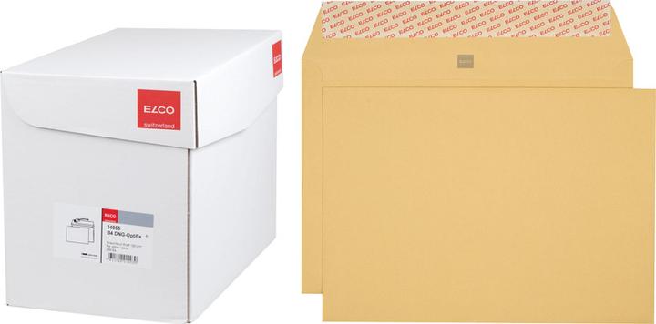 Actual product image Elco Envelope Kraft B4 brown (B4, 250 x)