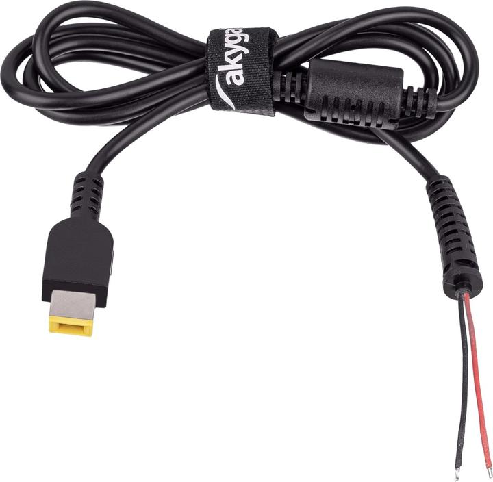 Akyga AK-SC-10 Ersatz-DC-Kabel für Notebook-Netzteil Schwarz (1.20 m)