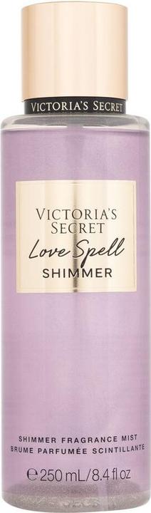 Immagine prodotto Victoria's Secret Love Spell Shimmer Fragrance Mist 250ml (250 ml, Spray profumato per corpo e capelli)