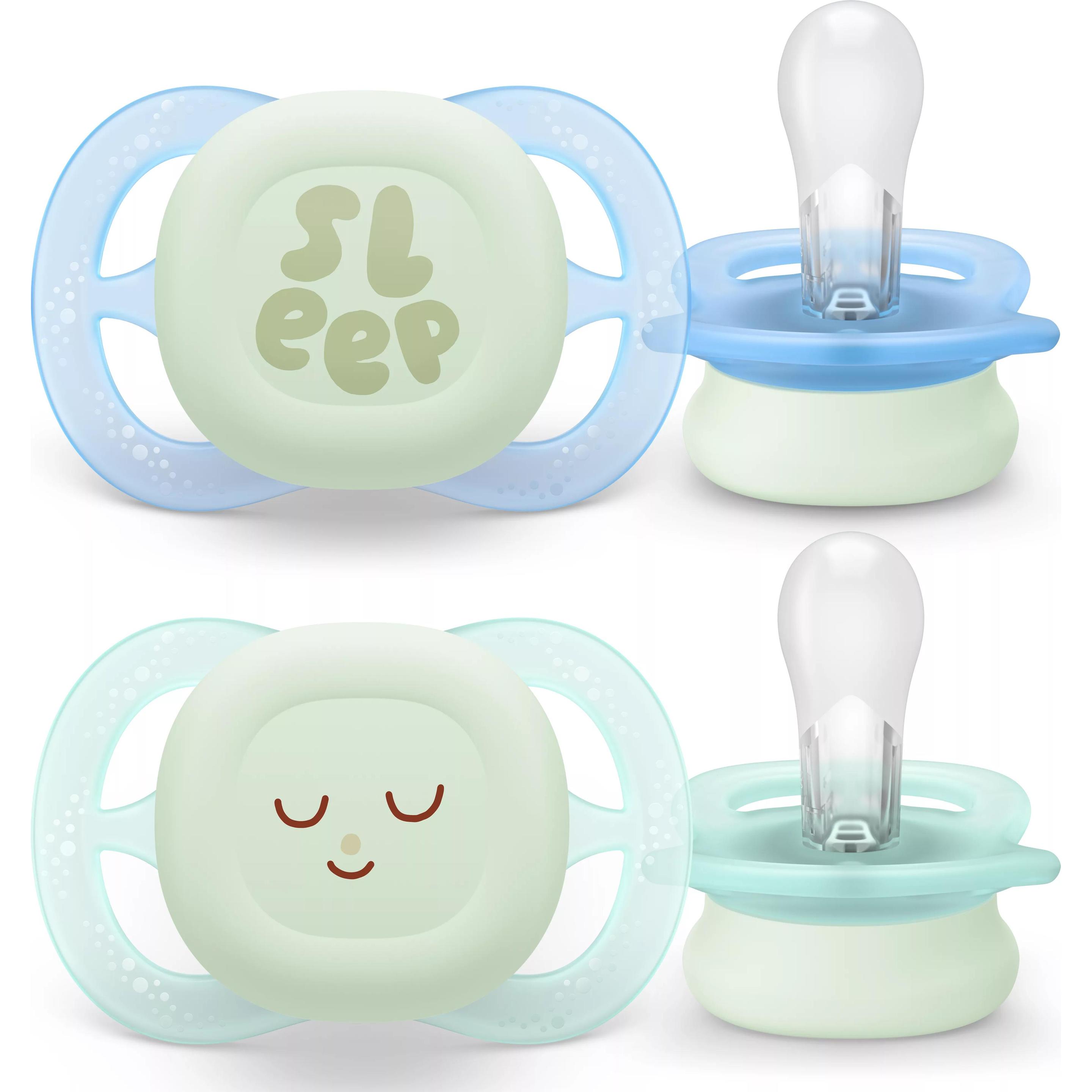 Philips Avent, Nuggi, Ultra lucht nacht (2x)