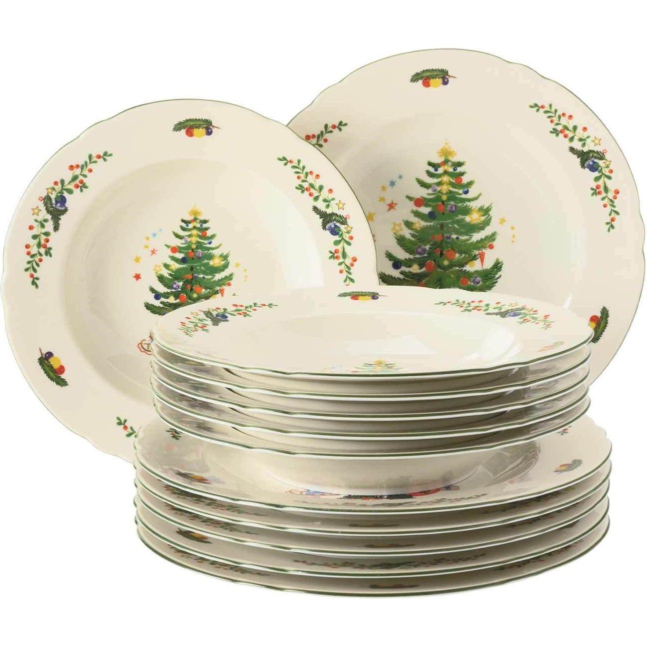 Seltmann, Geschirrset, Marieluise Weihnachten Tafelservice (12 Stück)