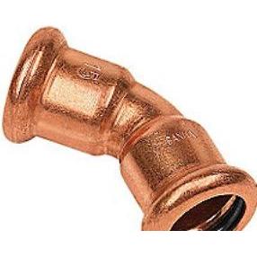 Sanha, Rohrverbindungstechnik, Press adapteris 45 ° ZW X 28 mm (1604128) (Pressverbindung)