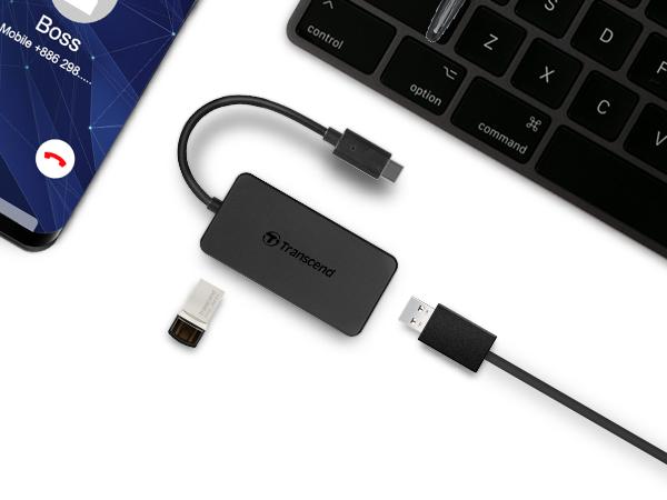 Produktbild Transcend TS-HUB2C (USB-C, 4 Ports)