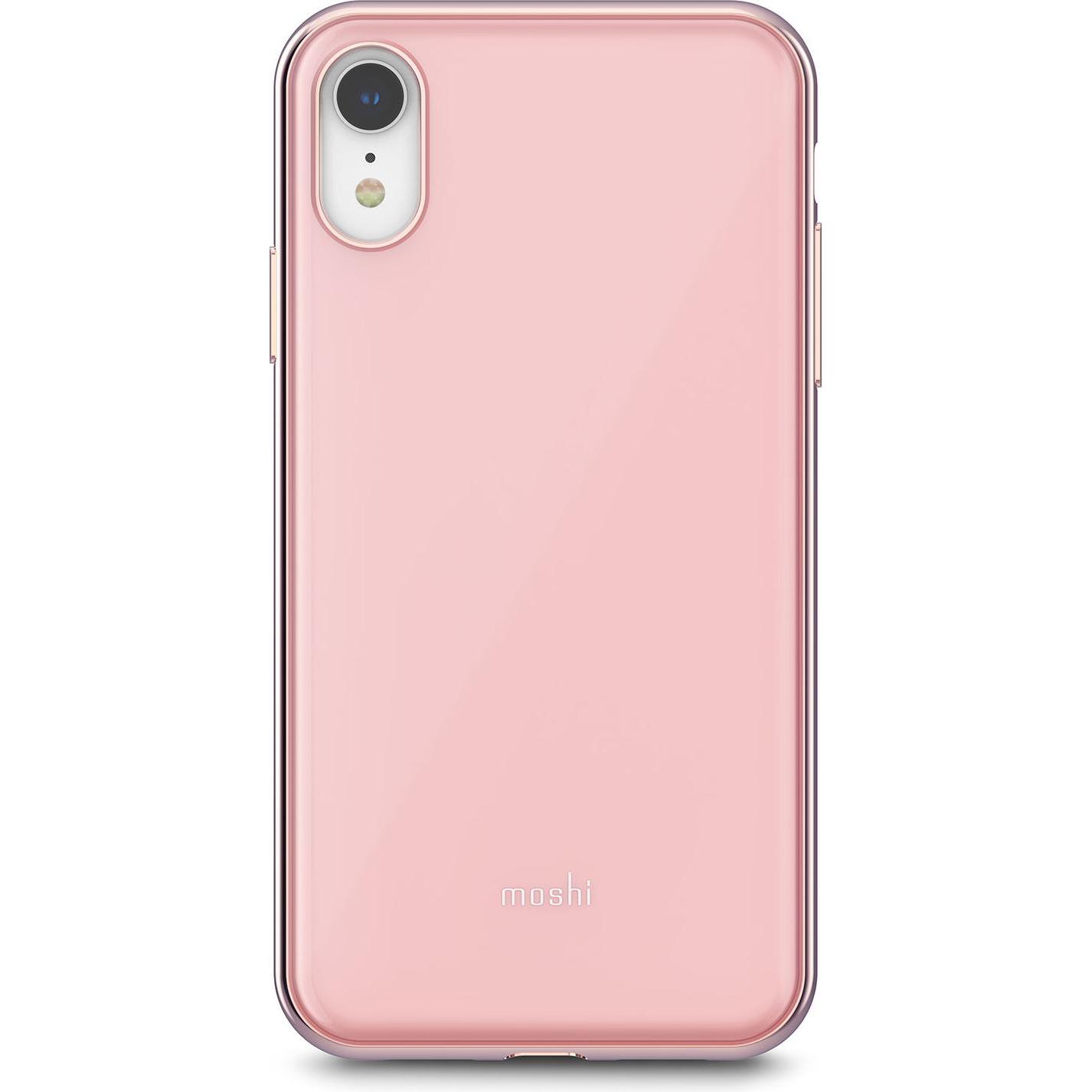 Moshi iGlaze Slim Hardshell (Apple iPhone XR), Smartphone Hülle, Rosa