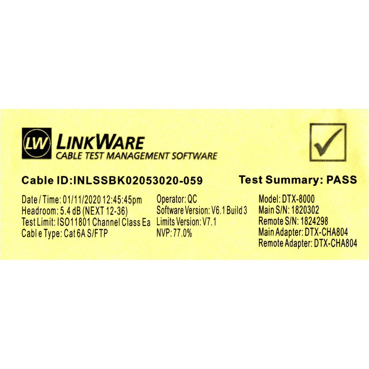 Thumbnail - InLine Patchkabel (S/FTP, CAT6a, 3 m), Netzwerkkabel