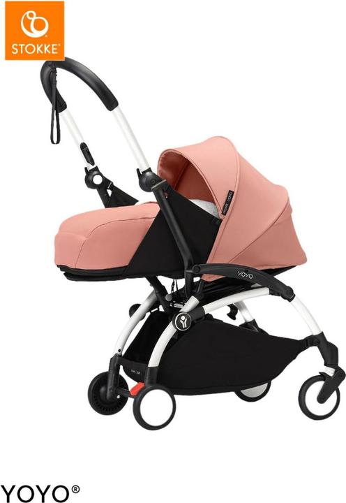 Actual product image Stokke YOYO³ 0+ white with 6+ textile set