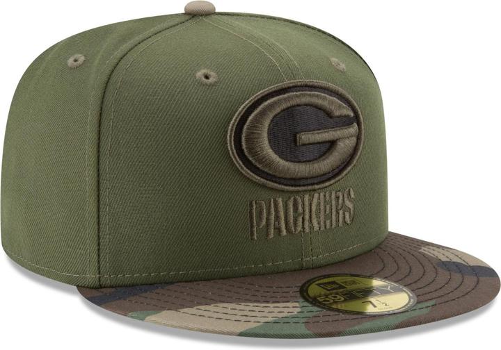 Immagine prodotto New Era Cappellino 59Fifty - Green Bay Packers mimetico in legno - 7 1/8 (7 1/8)