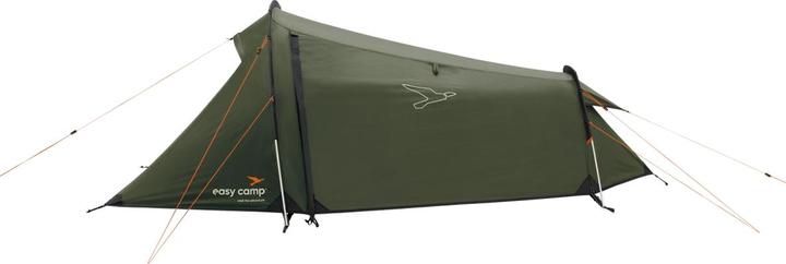 Produktbild Easy Camp Tunnelzelt Sarek 1 (dunkelgr?n/orange, Modell 2025) (Tunnelzelt, 1.80 kg, 1 Person)