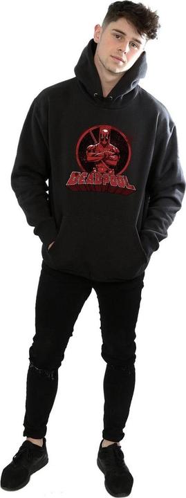 Produktbild Deadpool Crossed Arms Logo Kapuzenpullover (S)