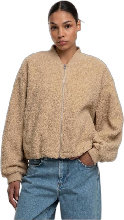 Produktbild Urban Classics Ladies Structured Bomber Jacket unionbeige S (S)