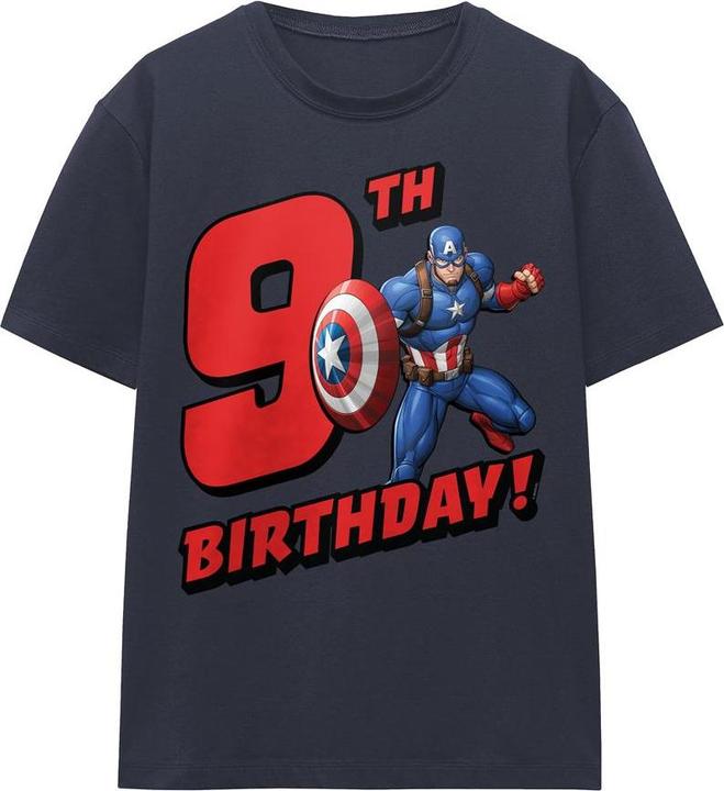 Produktbild Captain America TShirt 9 Geburtstag (M)