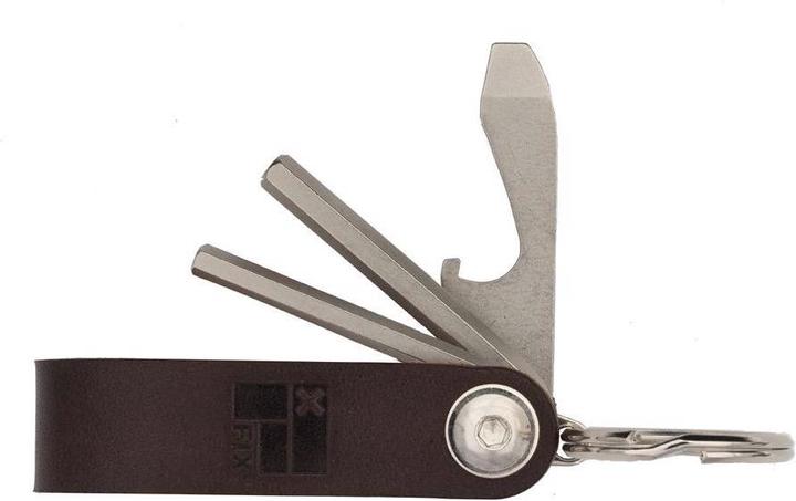 Actual product image Fix Manufacturing Multi Tool Keychain "Beer&Bike