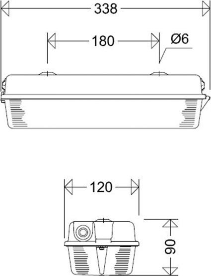 Actual product image Schuch 131 L02/1 W MA LED emergency light 1 h (240 lm)