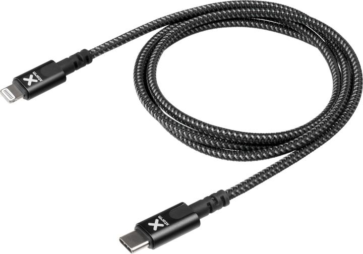 Produktbild Xtorm CX2031, 1 m, Lightning, USB C, Männlich, Männlich, Schwarz (1 m, USB 2.0, 20 W)
