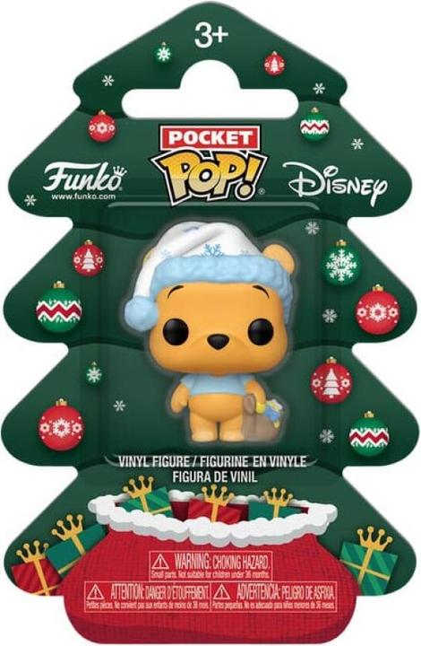 Actual product image Funko Winnie the Pooh Holiday 2025 Pocket POP! Vinyl Schlüsselanhänger Pooh Tree Holiday Box 4 cm