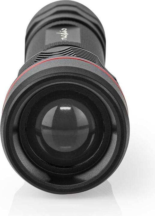 Immagine prodotto Nedis Torcia a LED, alloggiamento in metallo, IPX7, portata luminosa di 200 metri (3 cm, 1000 lm)
