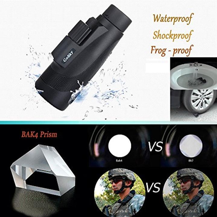 Produktbild Gosky 12x50 Hochleistungsprismenmonokular (12x, 50 mm)