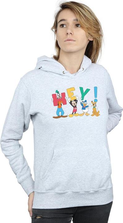 Immagine prodotto Disney Mickey Mouse Friends Hey Felpa con Cappuccio Donna (XL)